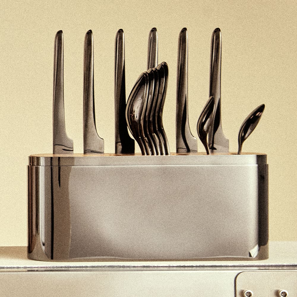 CONCORDE 24pcs Stainless Steel Set with Case - Black