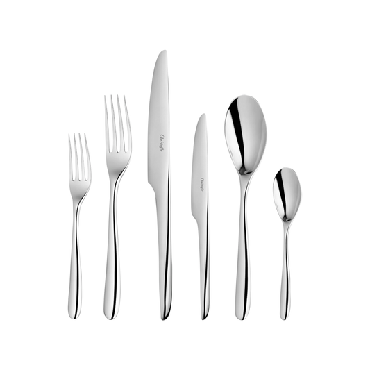 L'Ame de Christofle 75-Piece Stainless Steel Flatware Set with chest Bakhache Group Australia