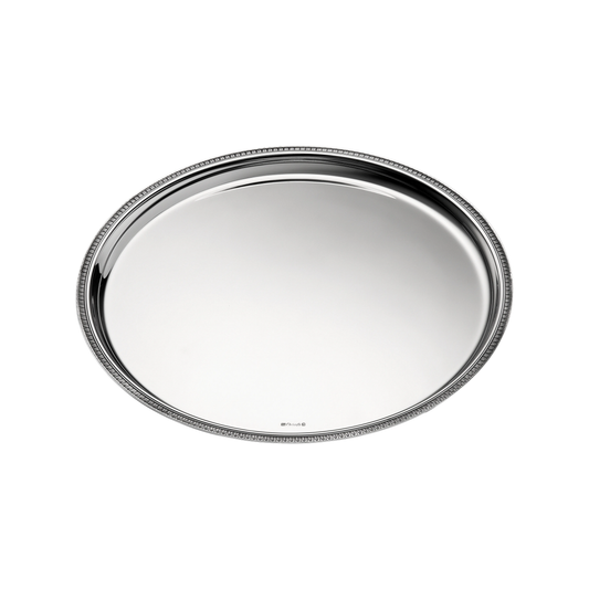 MALMAISON Large Silver Plated Circle Tray 39 cm Bakhache Group Australia