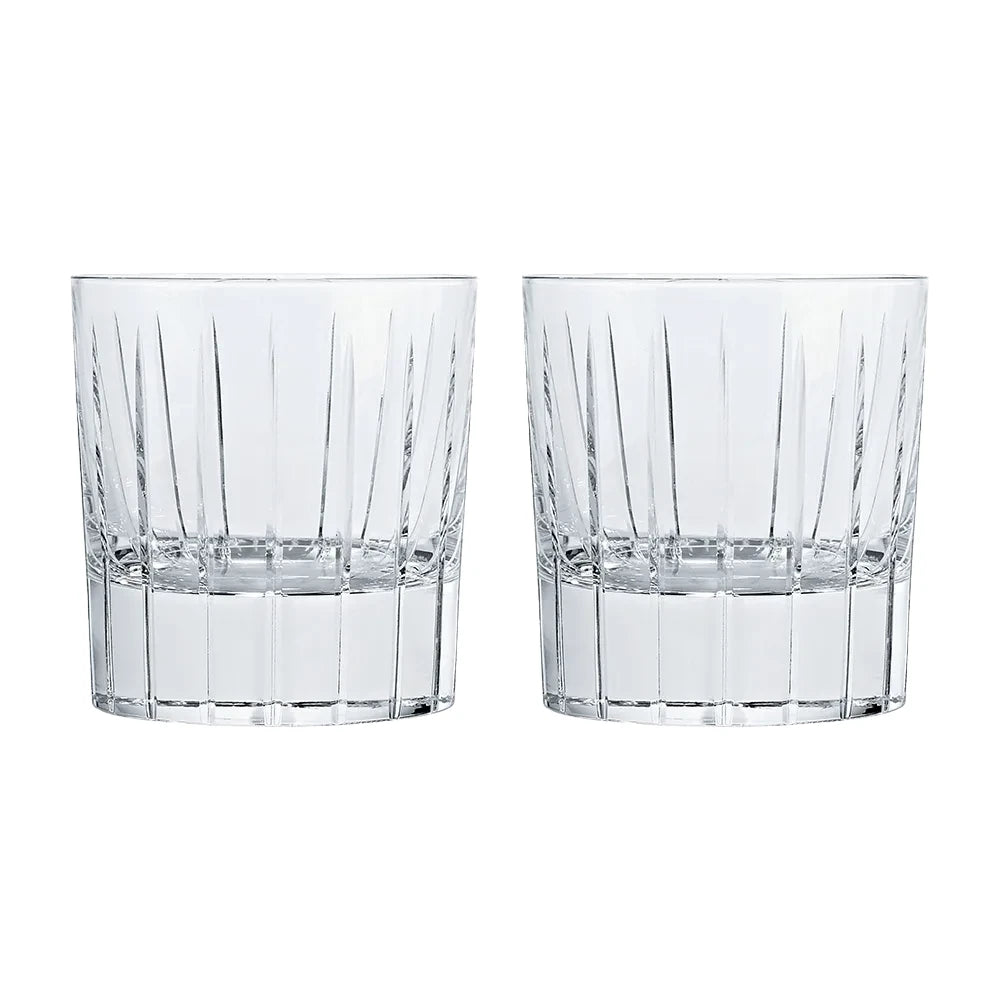 IRIANA Set of 2 Old Fashioned Crystal Glasses