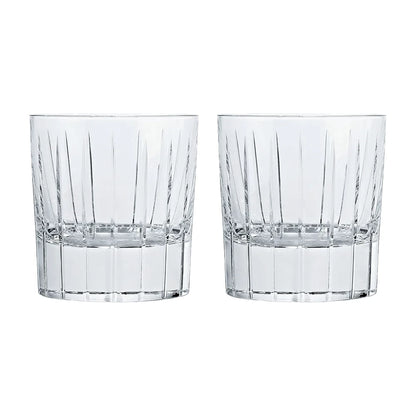 IRIANA Set of 2 Old Fashioned Crystal Glasses