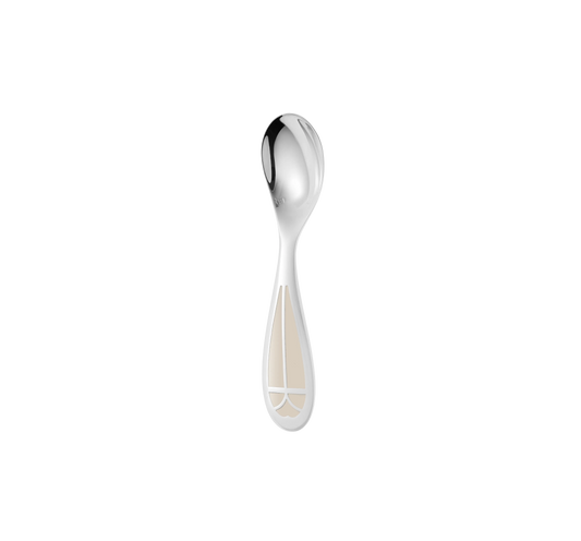 TALISMAN Silver plated Baby Spoon - Ivory Bakhache Group Australia