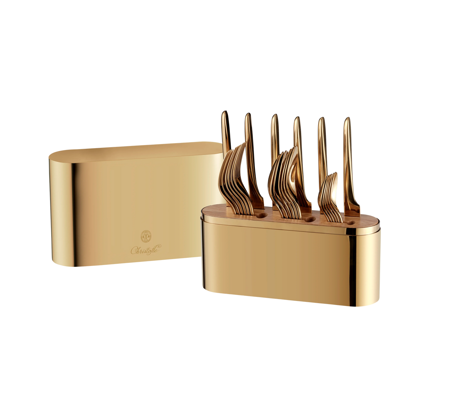 CONCORDE 24pcs Stainless Steel Set with Case - Gold