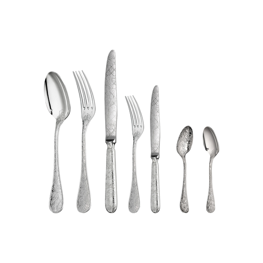 JARDIN D'EDEN 36-Piece Silver-Plated Flatware Set with Free Chest Bakhache Group Australia